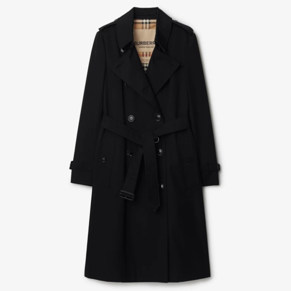 Burberry || Like New! Slim Fit Long Chelsea Heritage Trench Coat
